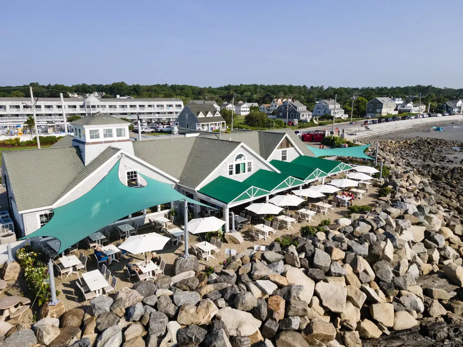 Sun and Surf Restaurant York Maine Long Sands Beach © Heidi Kirn Photography DJI_0247