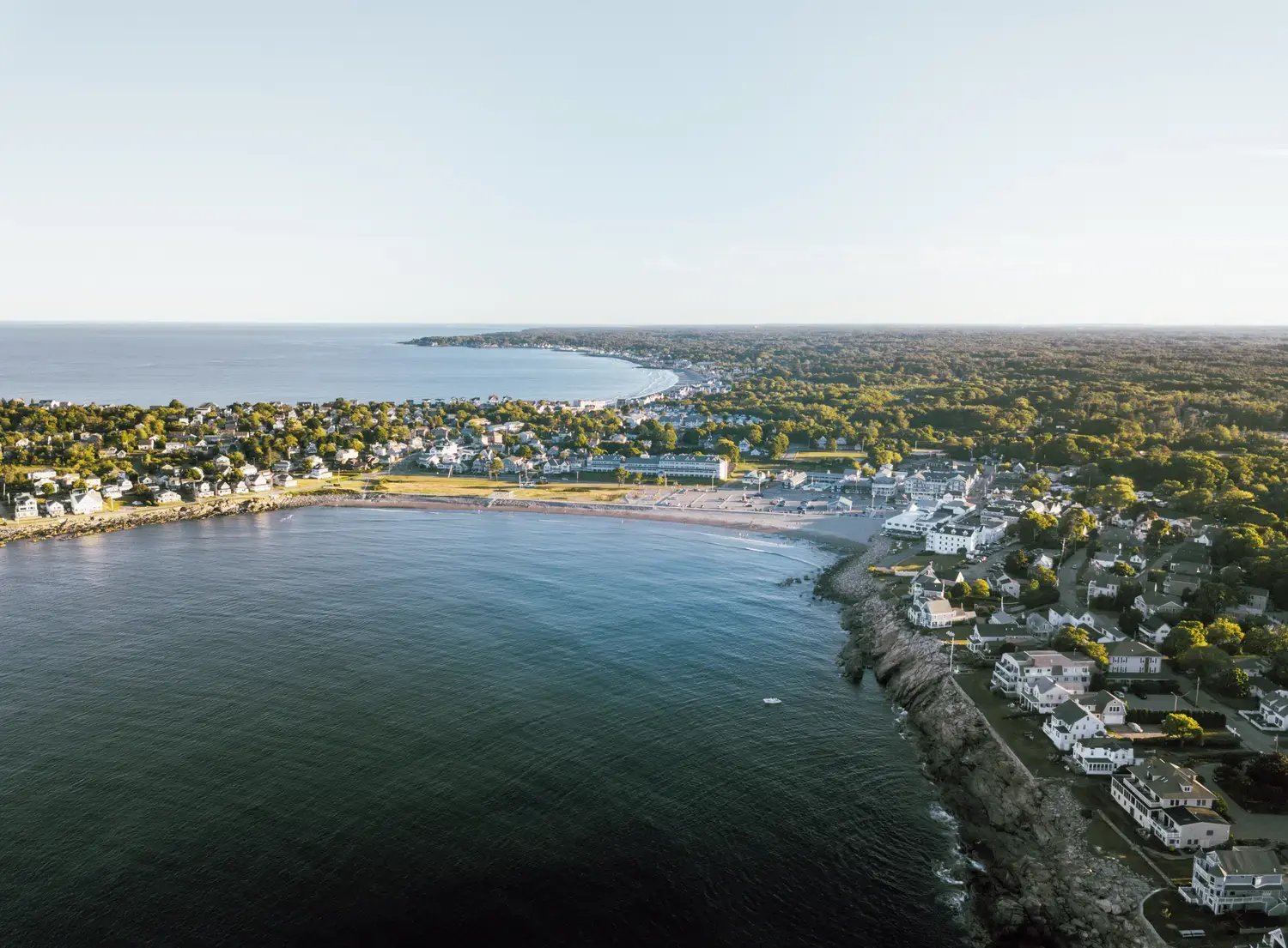 Short Sands Beach Aerial shot